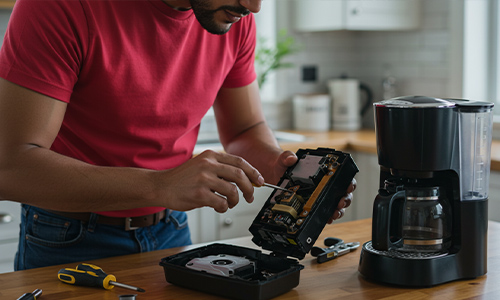 No coffee, no peace? Let us fix your coffee machine today — expert repairs for all major brands, fast!
