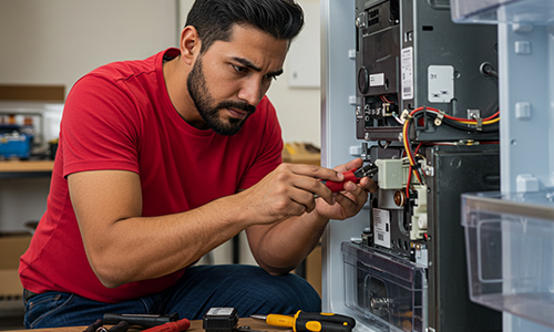 Fridge too warm or too noisy? Call now for emergency fridge repair — we restore cooling in just hours!